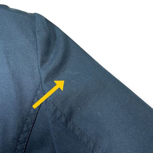 Worth Double Breasted Trench Jacket Size 0 and Matching Shorts size 4 Dark Blue - Picture 9 of 13